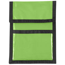 Hit Lime Green Nylon Neck Wallet Badge Holder