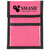 Hit Neon Pink Nylon Neck Wallet Badge Holder