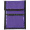 Hit Purple Nylon Neck Wallet Badge Holder