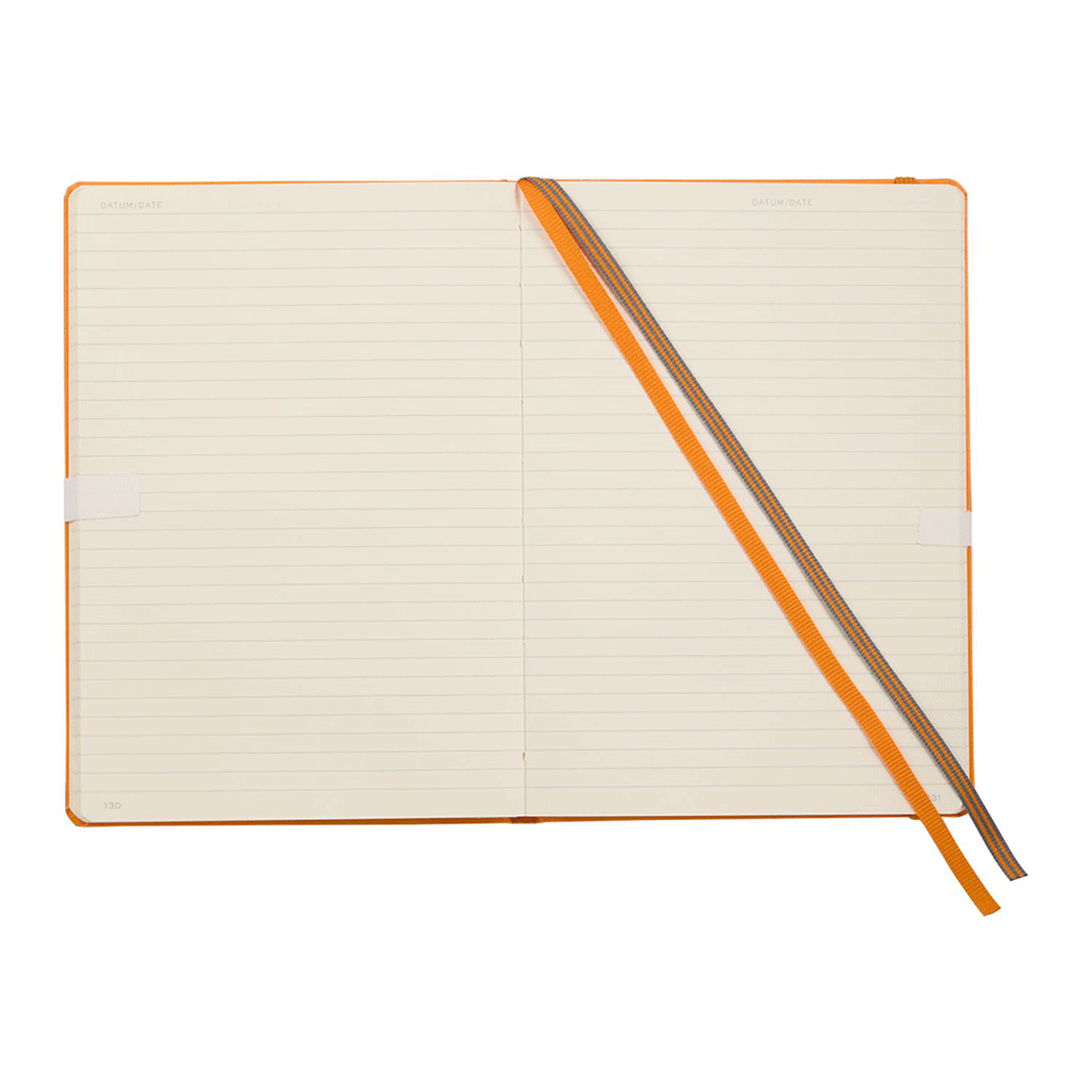 LEUCHTTURM1917 Orange 5.75" x 8.25" Classic Hardcover Notebook