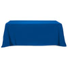 HIT Royal Blue Flat Poly/Cotton 3-Sided Table Cover