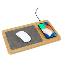 48-Hour Gemline Auden Bamboo Wireless Charging Mouse Pad