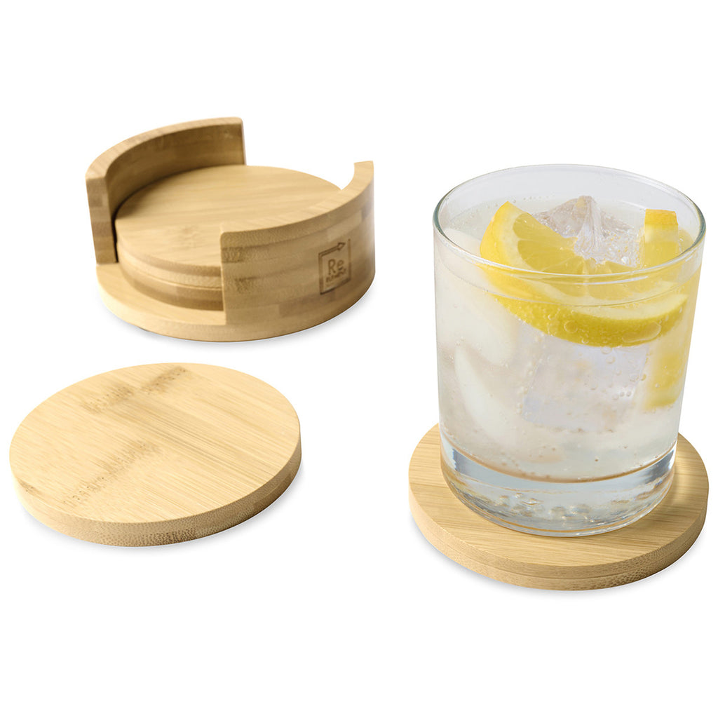 Gemline Bamboo Bamboo Coaster Set