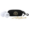 Gemline Black Golf Links Ball & Tee Caddy Kit