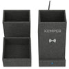 Gemline Charcoal Heather Eden Wireless Charging Desk Organizer