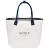 Gemline Navy Market Street Tapered Carryall Tote