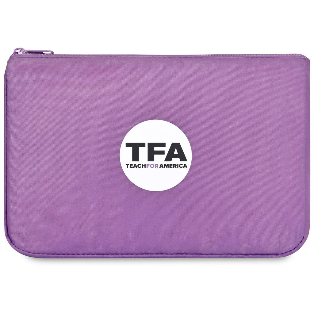 Gemline Purple Arlo rPET Zippered Pouch