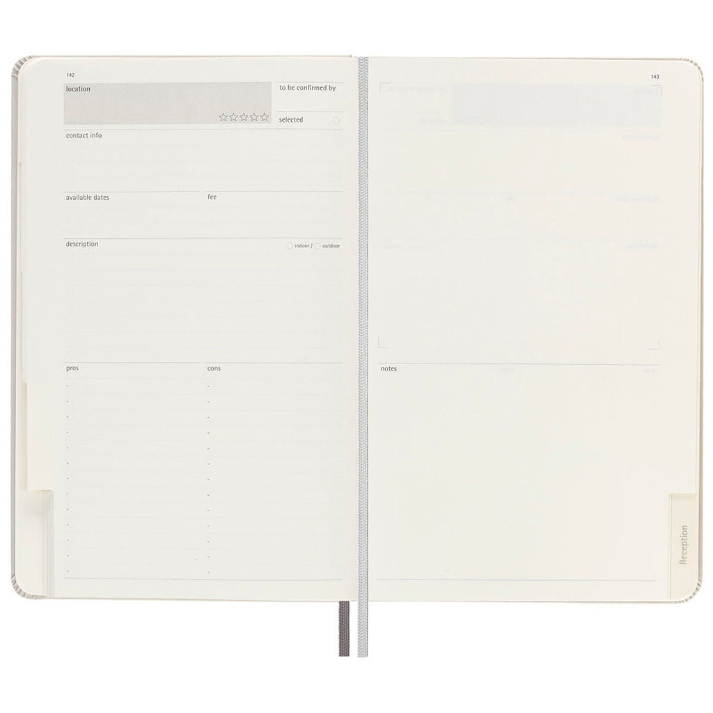 Moleskine Pearl Grey Passion Journal - Wedding