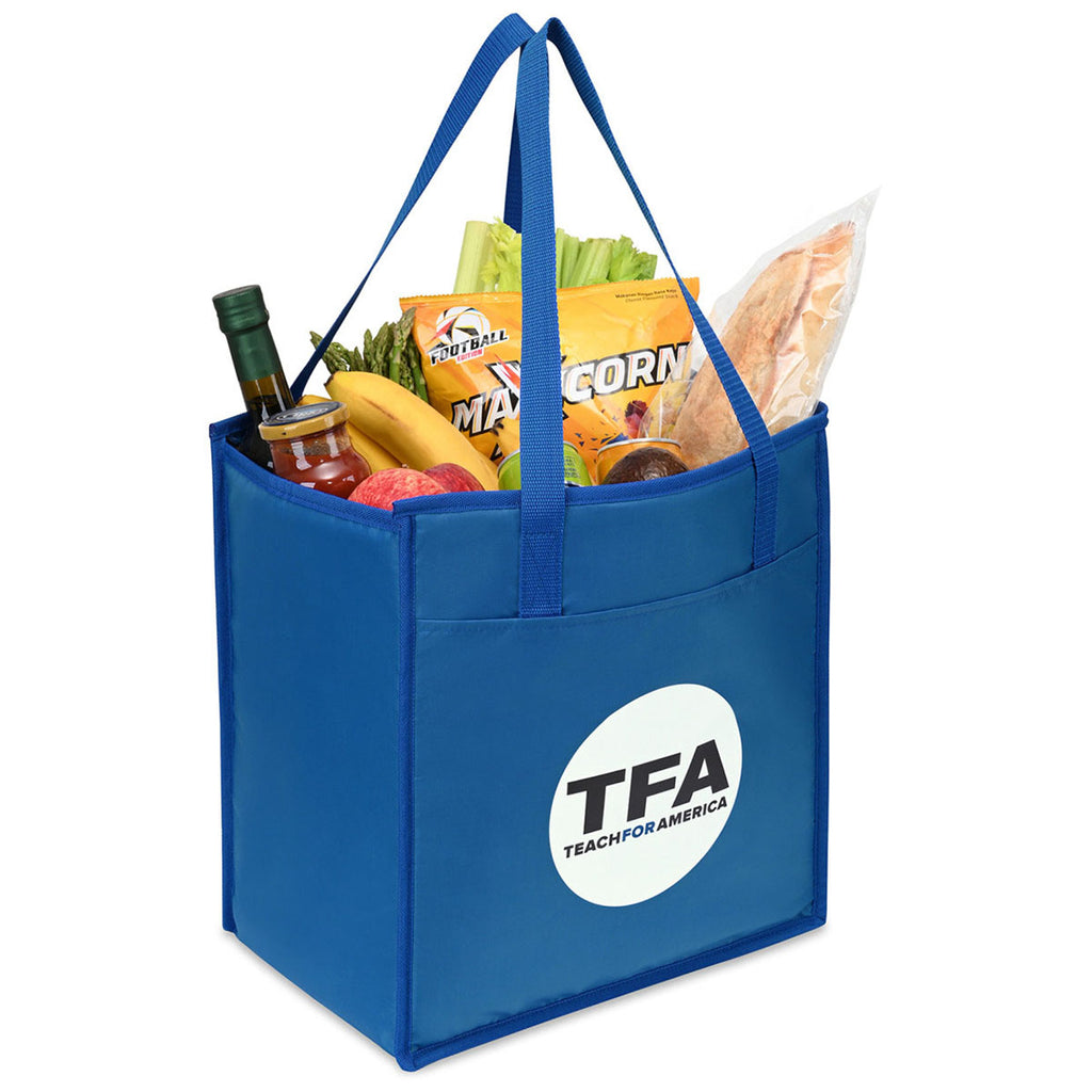 Gemline Royal Blue Arlo rPET Insulated Grocery Shopper