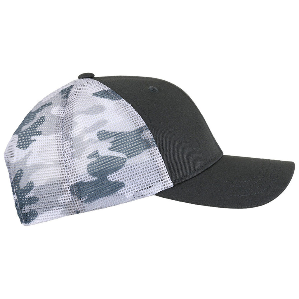Ahead Charcoal/Camo Print Urban Trucker