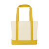 Gemline Yellow Large Canvas Tote