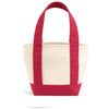 Gemline Red Petite Canvas Tote