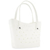 Crocs White-Black Classic Medium Tote