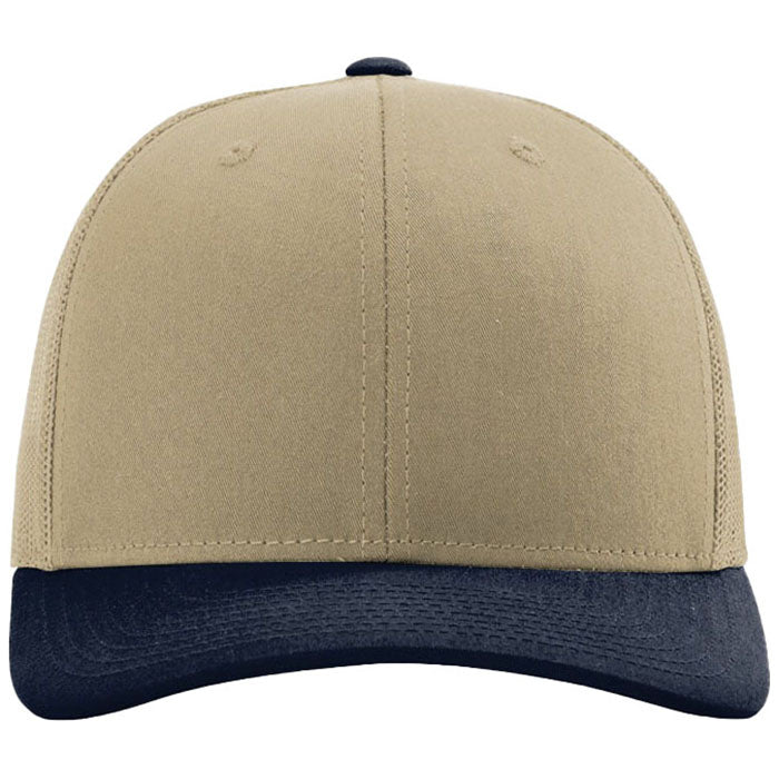 Richardson Khaki/Khaki/Navy Trucker Cap
