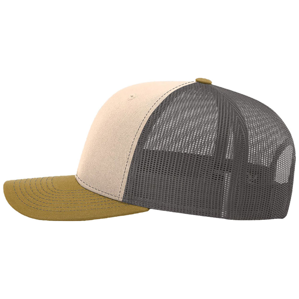 Richardson Mink Beige/Charcoal/Amber Gold Trucker Cap
