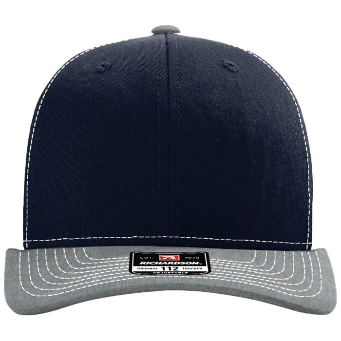 Richardson Navy/White/Heather Grey Trucker Cap