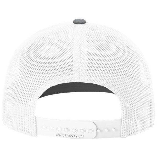Richardson Red/White/Heather Grey Trucker Cap
