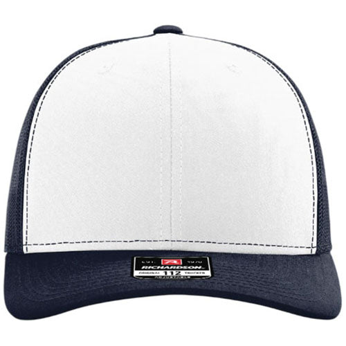 Richardson White/Navy/Navy Trucker Cap