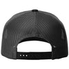 Richardson Black Five-Panel Trucker