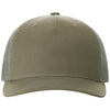 Richardson Pale Khaki/Loden Five-Panel Trucker