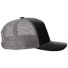 Richardson Black/Charcoal/Charcoal Five-Panel with Rope