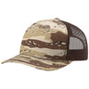 Richardson Desert Camo/Brown Printed Five-Panel Trucker