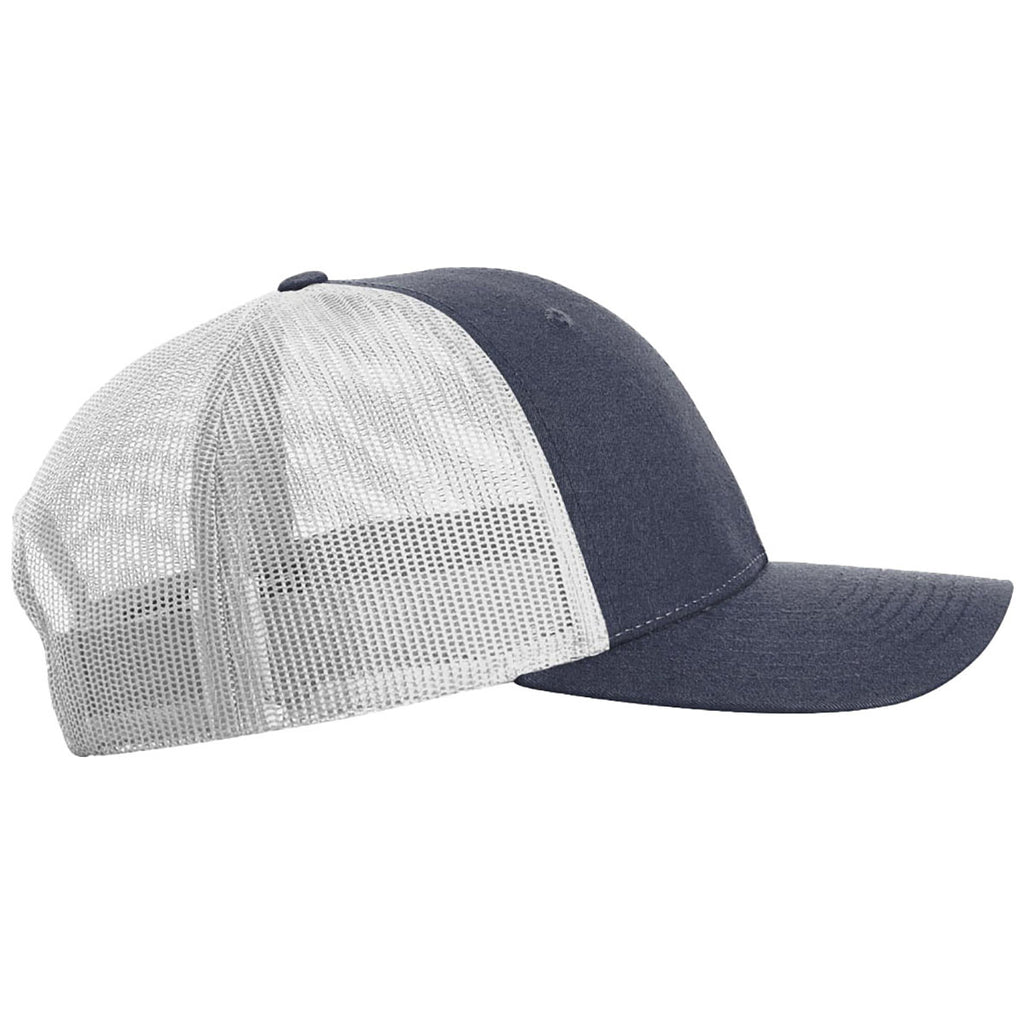 Richardson Navy Heather/Light Grey Low Pro Trucker