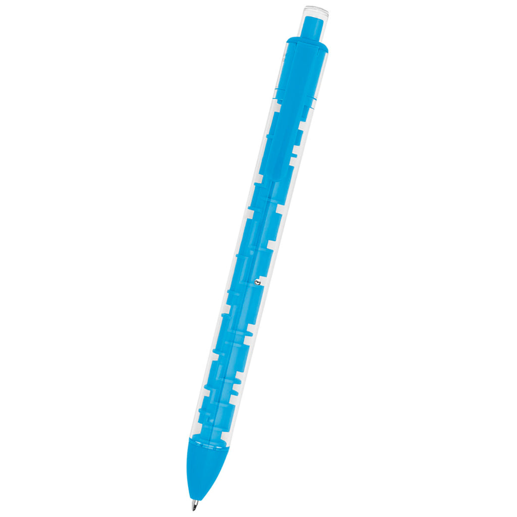 Hit Translucent Blue A-Maze Me Pen