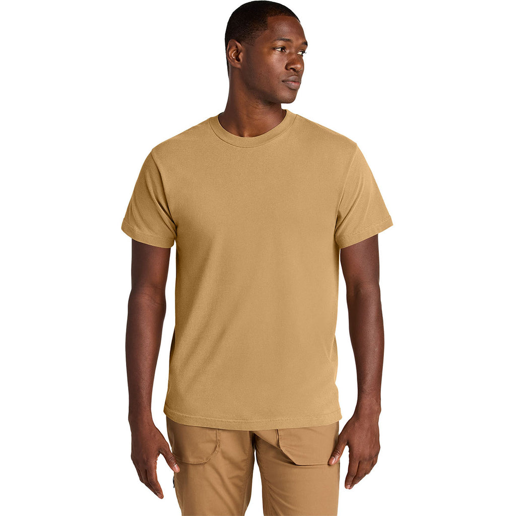 American Apparel Unisex Faded Mustard Heavyweight Cotton Garment-Dyed Tee
