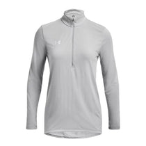Under Armour Women's Mod Grey Light Heather Team Tech 1/2 Zip