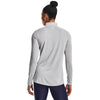 Under Armour Women's Mod Grey Light Heather Team Tech 1/2 Zip