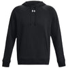 Under Armour Men's Black/White Rival Fleece Hoodie