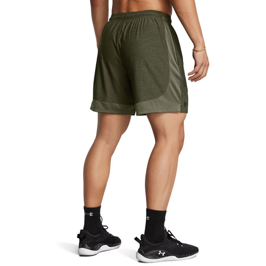 Under Armour Men's Marine Od Green/Marine Od Green/Black Tech Vent 7" Shorts