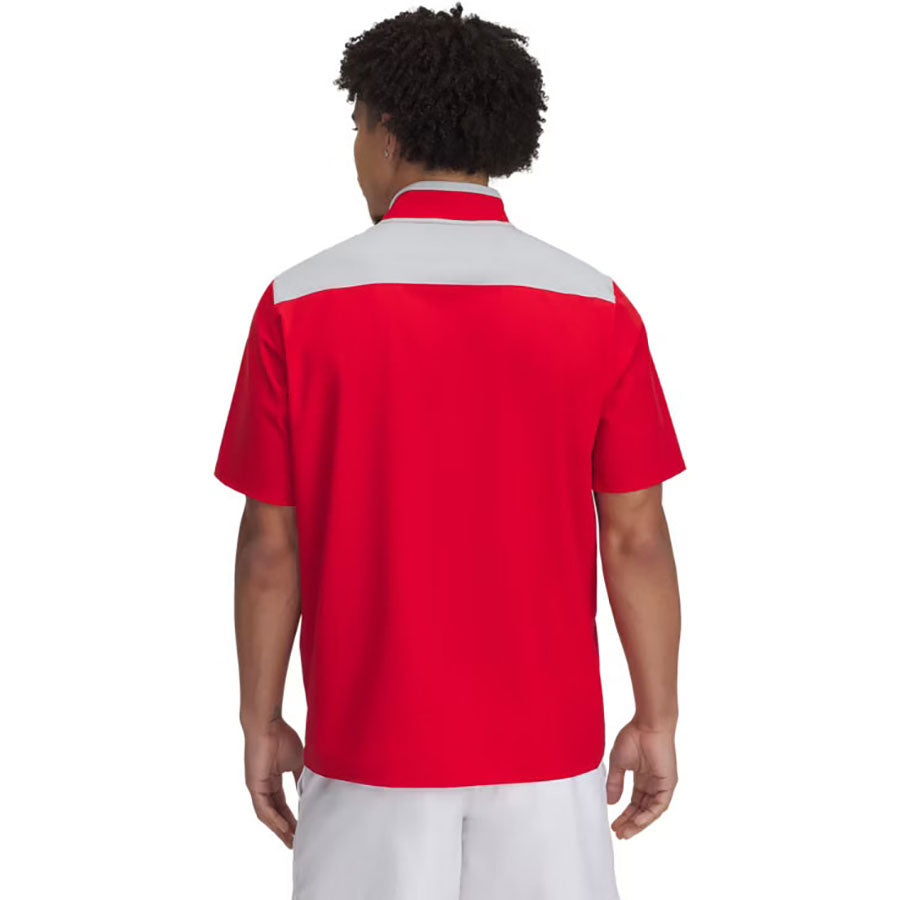Under Armour Men's Red/Mod Grey/White Motivate 3.0 Short Sleeve