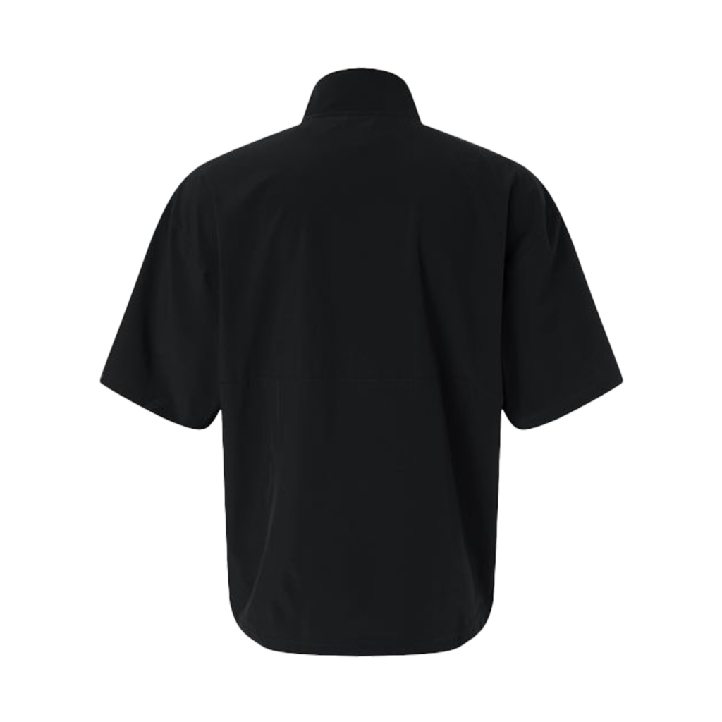 Adidas Men's Black/White Short Sleeve Quarter-Zip Pullover - AT505