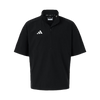 Adidas Men's Black/White Short Sleeve Quarter-Zip Pullover - AT505