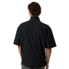 Adidas Men's Black/White Short Sleeve Quarter-Zip Pullover - AT505