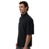 Adidas Men's Black/White Short Sleeve Quarter-Zip Pullover - AT505