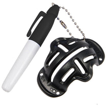 Leed's Black Golf Ball Stencil with Marker