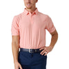 Straight Down Men's Peach Dodge Polo