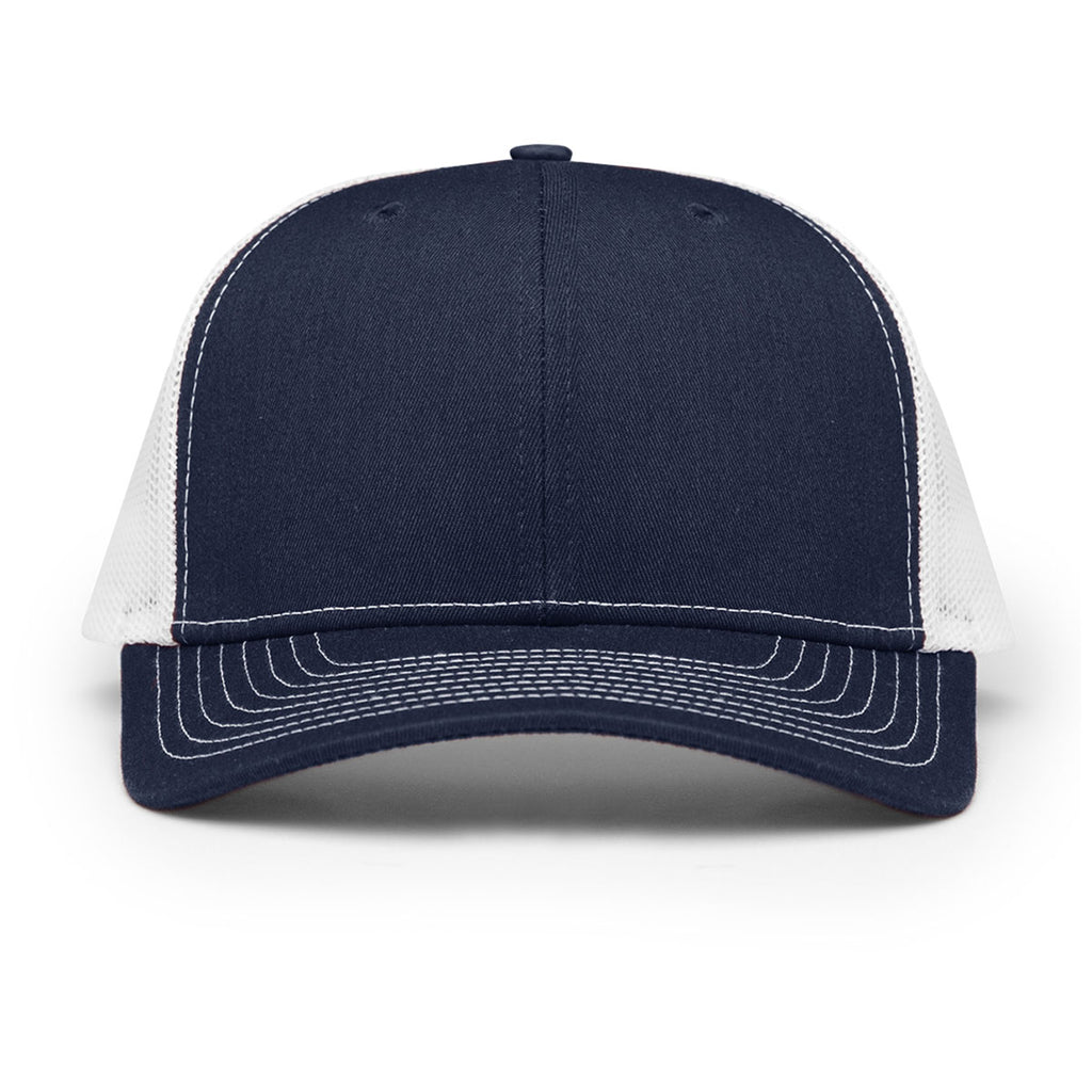 Hit Navy with White Mesh The Hauler Classic Trucker