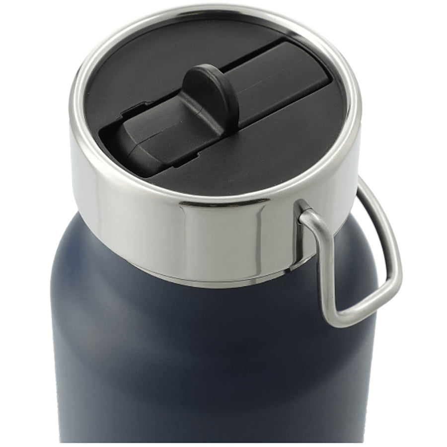 Leed's Navy Thor Copper Vacuum Insulated Bottle 25oz Straw Lid