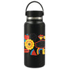 48-Hour Hydro Flask Black Wide Mouth 32oz Bottle with Flex Cap