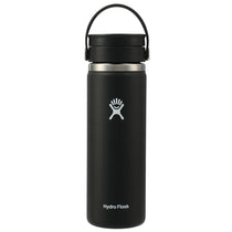 48-Hour Hydro Flask Black Wide Mouth 20 oz Bottle with Flex Sip Lid