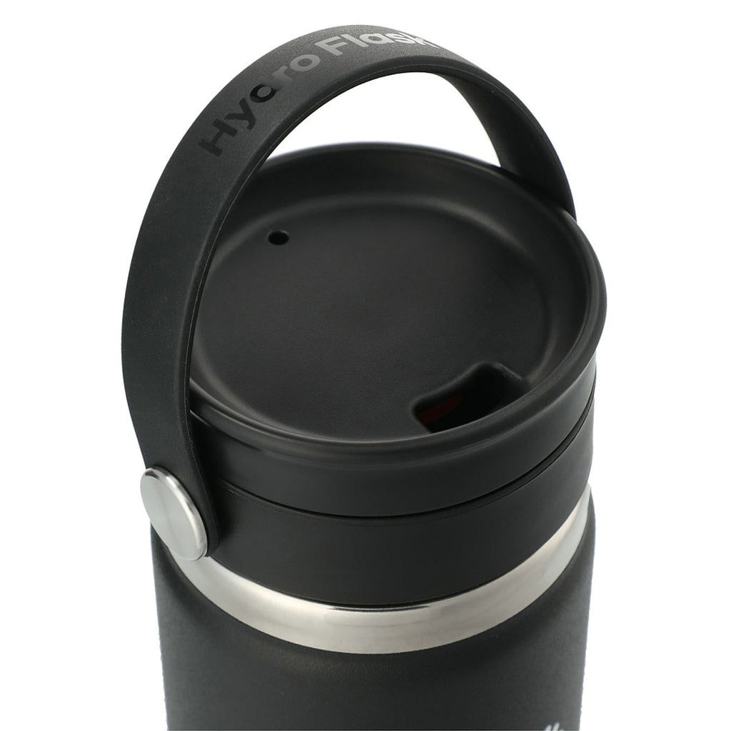 48-Hour Hydro Flask Black Wide Mouth 20 oz Bottle with Flex Sip Lid