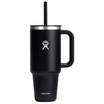 48-Hour Hydro Flask Black All Around Travel Tumbler 40oz with Straw