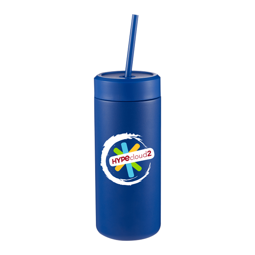 Sol Blueberry Tonal Straw Tumbler 20oz