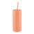 Sol Peach Tonal Straw Tumbler 20oz