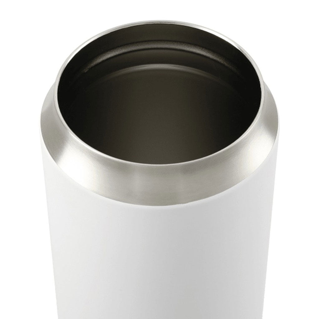 Leed's White Marka Copper Vac Tumbler w/ SS Straw 20 oz