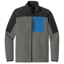 Cotopaxi Men's Black/Cinder Abrazo Full-Zip Fleece Jacket